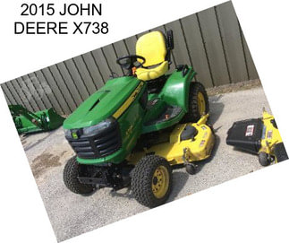 2015 JOHN DEERE X738