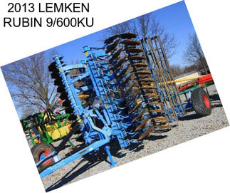 2013 LEMKEN RUBIN 9/600KU