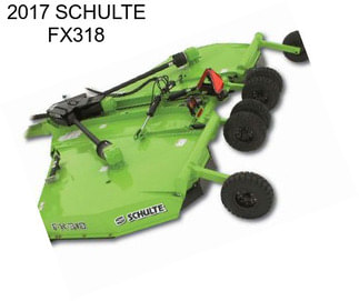 2017 SCHULTE FX318