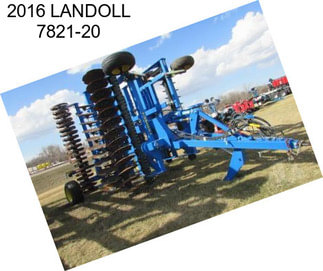 2016 LANDOLL 7821-20