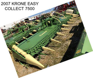 2007 KRONE EASY COLLECT 7500