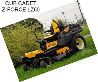 CUB CADET Z-FORCE LZ60