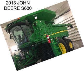 2013 JOHN DEERE S680