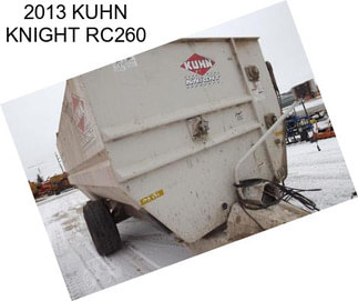 2013 KUHN KNIGHT RC260