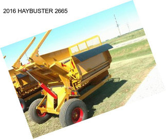 2016 HAYBUSTER 2665