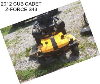 2012 CUB CADET Z-FORCE S48