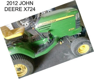 2012 JOHN DEERE X724