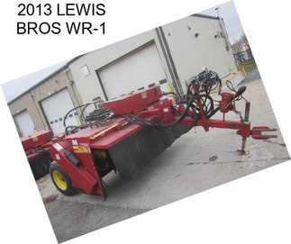 2013 LEWIS BROS WR-1
