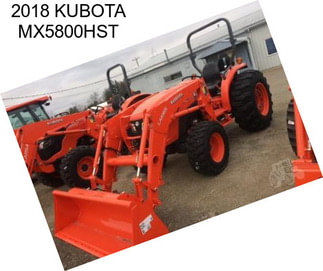 2018 KUBOTA MX5800HST