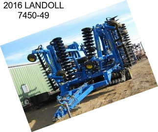 2016 LANDOLL 7450-49