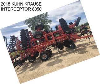 2018 KUHN KRAUSE INTERCEPTOR 8050