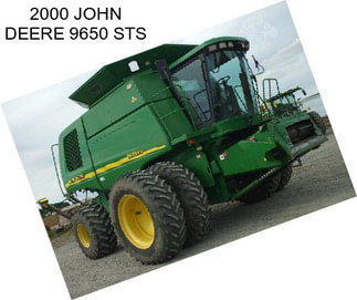 2000 JOHN DEERE 9650 STS