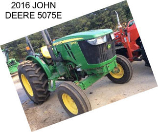 2016 JOHN DEERE 5075E