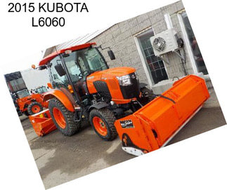 2015 KUBOTA L6060