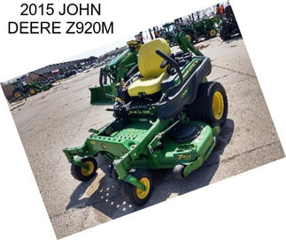 2015 JOHN DEERE Z920M