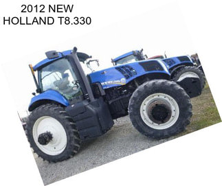 2012 NEW HOLLAND T8.330
