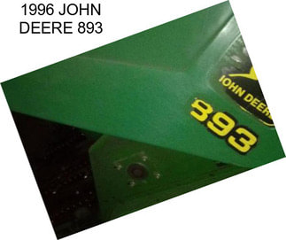 1996 JOHN DEERE 893