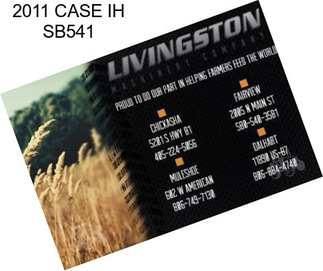 2011 CASE IH SB541