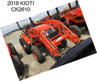 2018 KIOTI CK2610