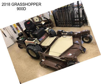 2018 GRASSHOPPER 900D