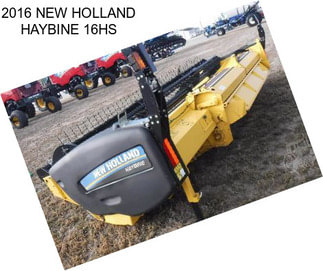 2016 NEW HOLLAND HAYBINE 16HS