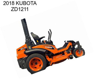 2018 KUBOTA ZD1211