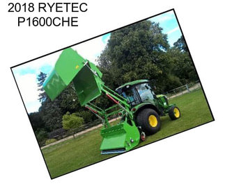 2018 RYETEC P1600CHE