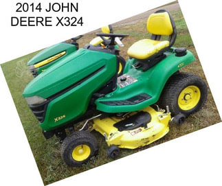 2014 JOHN DEERE X324