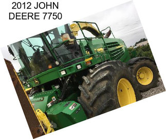 2012 JOHN DEERE 7750