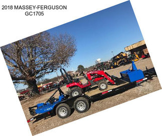 2018 MASSEY-FERGUSON GC1705