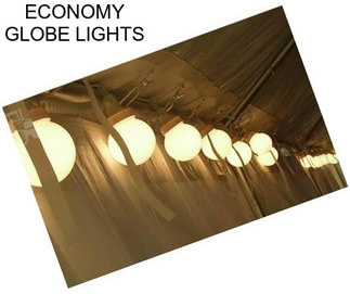 ECONOMY GLOBE LIGHTS