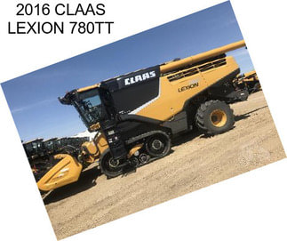 2016 CLAAS LEXION 780TT