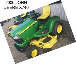 2006 JOHN DEERE X740