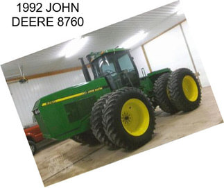 1992 JOHN DEERE 8760