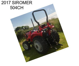 2017 SIROMER 504CH