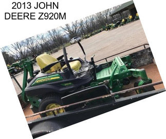 2013 JOHN DEERE Z920M