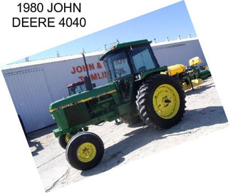 1980 JOHN DEERE 4040