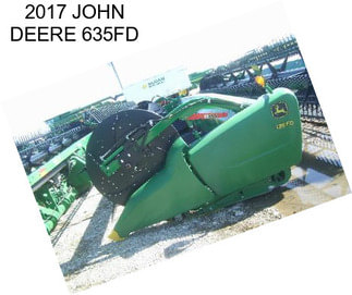 2017 JOHN DEERE 635FD