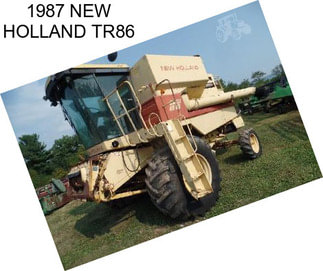 1987 NEW HOLLAND TR86