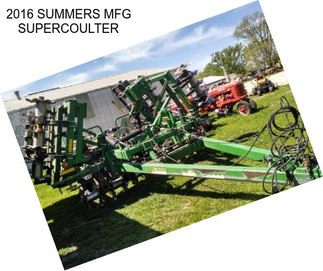 2016 SUMMERS MFG SUPERCOULTER