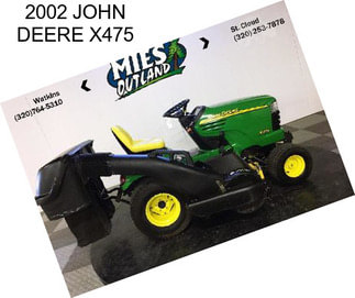 2002 JOHN DEERE X475