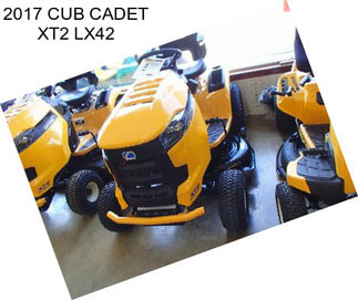 2017 CUB CADET XT2 LX42