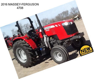 2016 MASSEY-FERGUSON 4708