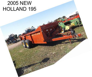 2005 NEW HOLLAND 195