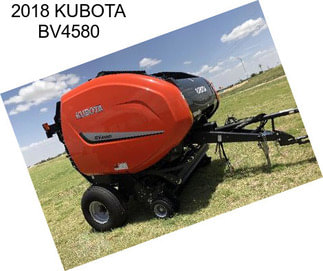 2018 KUBOTA BV4580