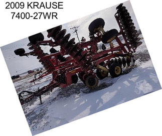 2009 KRAUSE 7400-27WR