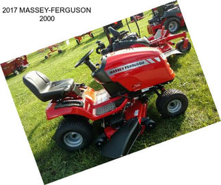 2017 MASSEY-FERGUSON 2000