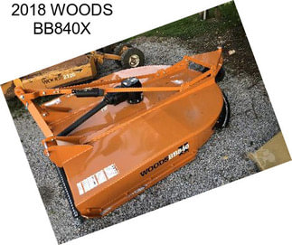 2018 WOODS BB840X