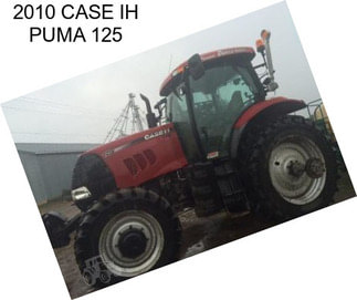 2010 CASE IH PUMA 125