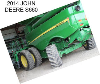 2014 JOHN DEERE S660